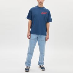 100% organic cotton Length: 29 Machine wash Model is 6'2 (188cm) and wears a size M Style No. CT009 Coach Outlet, Cotton On, Outlet, Organic Cotton, T Shirt, How To Wear