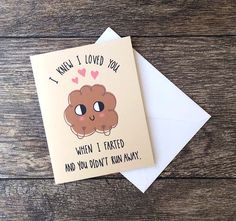 Funny Valentine's Day Cards on Etsy Corny Valentines, Funny Valentines Cards, Funny Love Cards, Awkward Funny, Valentines Day Funny, Valentines Greetings, Valentine Greeting Cards, Valentines Gifts For Him