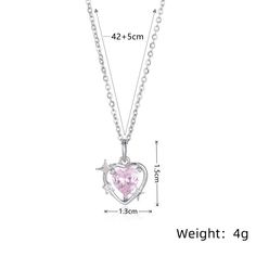 Add a touch of elegance and sparkle to your outfit with our Sparkling Crystal Heart Necklace. This exquisite piece of jewelry is designed to captivate attention and enhance your natural beauty. The centerpiece of this necklace is a stunning pink heart-shaped crystal that radiates with brilliance and charm. Its multifaceted surface catches the light from every angle, creating a dazzling display of sparkle and shine. The necklace is crafted with precision and attention to detail, featuring a delic Elegant Heart-shaped Crystal Necklace, Heart-shaped Crystal Sparkling Necklace, Pink Crystal Heart Pendant Jewelry, Glamorous Heart-shaped Crystal Necklace, Christmas Elf Outfit, Elegant Heart-shaped Rhinestone Necklace For Valentine's Day, Kawaii Games, Kawaii Backpack, Christmas Tree Dress