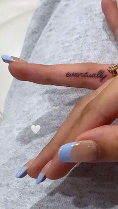 Finger Tats, Dainty Tattoos, Minimalist Nails, Fire Nails, Dream Nails, Pretty Acrylic Nails, Best Acrylic Nails, Finger Tattoos, Cute Acrylic Nails