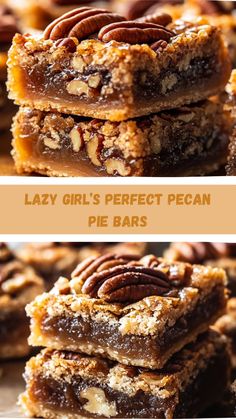 "Lazy Girl Pecan Pie Bars – Simple, Sweet, and Delicious" Craving dessert without the hassle? These lazy girl pecan pie bars are quick to prepare and packed with sweet pecan goodness. Your new go-to recipe for busy days and sweet cravings! Lazy Girl Pecan Pie Bars Recipe, Lazy Girl Pecan Pie, Cranberry Pecan Dessert, Lazy Girl Pecan Pie Bars Just A Pinch, Pioneer Woman Pecan Pie Bars, Lazy Girls Pecan Pie Bars, Fall Thanksgiving Desserts, Easy Pecan Bars Simple, Fall Easy Dessert