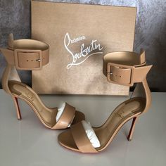 Questions? Leave A Comment Below! Ankle Sandals, Louboutin Shoes, Christian Louboutin Shoes, Leave A Comment, Women's Shoes Sandals, Christian Louboutin, Shoes Sandals, Women Shoes, Sandals