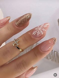 Gold  Collar  Harz Geometrisch Bunte Nägel Embellished Christmas Gel Nails, Classy Nails, Fancy Nails, Chic Nails, Nail Arts, Nail Polishes