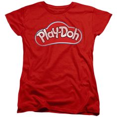 Play-doh Lid - Women's T-Shirt Women's T-Shirt Play-doh Red T Shirts, Red Play, Junior Shirts, Printed Clothing, Red Tee, Red Gifts, Play Doh, Womens T Shirt, Red Tshirt