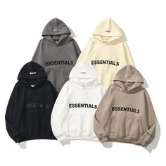 Essentials Hoodie Cotton Hoodie / ESSENTIALS Oversized Hoodies / Trendy Street Sweater Hoodie/ ESSENTIALS Hoodie / Couple Sweater Hip Hop Contact me and you will get it for $34 including shipping. Hoodies For Teens, Essentials Hoodie, Hoodie Oversize, Body Top, Comfortable Style, Pull Sweat, Oversized Pullover, Cotton Pullover, Low Quality