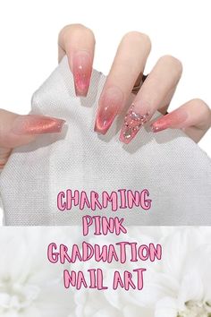 Charming Pink Graduation Nail Art: Vacation Nails, Trendy Summer Nails, Fun Spring Nails, Summer Nail Ideas, July 4th Nails Designs, Rainbow Nail Art Designs, Pride Nails Designs, Summer Nail Ideas, Two Color French Tip Nails, Pride Month Nails, Europe Summer Nails, Patriotic Nail Designs, Sun Nails, College Graduation Nails, Subtle Pride Nails, Short Classy Nails, Bi Pride Nails, Europe Summer Nails, Hibiscus Flower Nails, Dominican Nails, Hawaiian Flower Nails, Hawaiian Flower Nails Acrylic, Hibiscus Nail Art, Tropical Nail Designs, Mexican Style Nails, Spring Stiletto Nails, Summer Almond Nails, Hot Summer Nails, Black And White Nails, Square Nails, Black Nail Sets, Black French Nails, Nails, Milky French pedicures, Light pink Nails, Square nails, Funky Nails, Glitter nails.