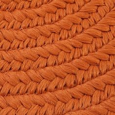 an orange rope is shown close up