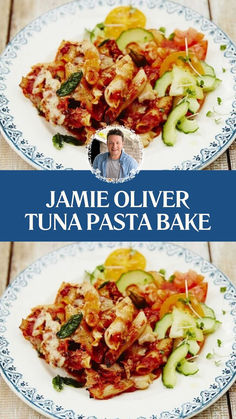 Jamie Oliver Tuna Pasta Bake Tuna Pasta Bake, Dried Herbs, Pasta Bake, Fresh Basil