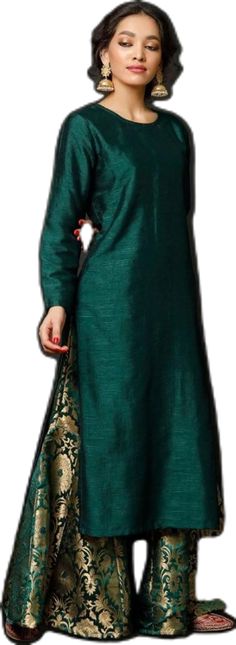 Anarkali Dola Silk Long Sleeve Palazzo Set, Anarkali Salwar Kameez In Banarasi Silk With Dabka, Diwali Brocade Palazzo Set With Straight Kurta, Green Raw Silk Sharara, Green Art Silk Sharara With Dabka, Festival Dola Silk Sharara, Festival Straight Kurta Brocade Palazzo Set, Bollywood Style Banarasi Silk Salwar Kameez With Dabka, Festival Brocade Palazzo Set With Straight Kurta