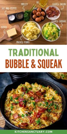 the ultimate guide to traditional bubble and squeak, with instructions on how to make it