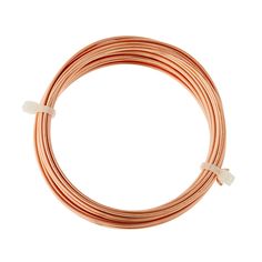 the copper wire is shown on a white background