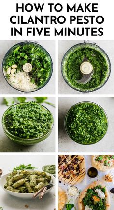 how to make cilantro pesto in five minutes is the best way to use it