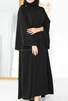 Stylish Abaya Burkha Designs Black Simple, Abaya With Niqab, Burkha Designs Black Dubai, Abaya Fashion Dubai Black, Dubai Burkha, Black Abaya Designs Dubai Style, Black Abaya Designs Simple, Stylish Abaya Designs, Hijabi Dubai