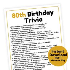 the birthday trivia is shown with an orange circle