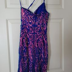 Small , Never Worn Purple Mini Dress For Prom, Purple Sequin Mini Dress For Homecoming, Fitted Purple Mini Dress For Homecoming, Purple Sequin Mini Dress For Prom, Purple Sequin Dress For Homecoming Party, Purple Fitted Mini Sequin Dress, Fitted Purple Mini Sequin Dress, Fitted Purple Sequin Mini Dress, Purple Mini Sequin Dress For Prom