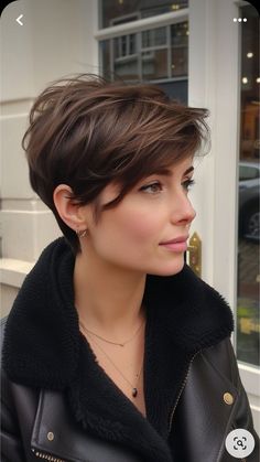 Short Hair Big Nose, Tomboy Hairstyle, Short Sassy Hair, Sassy Hair, Shot Hair Styles, Popular Haircuts, Very Short Hair