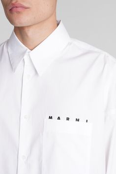 100% cotton Designer Cotton Tops For Office, Marni Shirt, Maurice Lacroix, John Lobb, Luxury Retail, Italian Fashion, Luxury Boutique, White Cotton, Boat Shoes