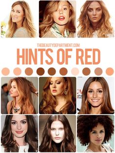 HAIR COLOR GUIDE: HINTS OF RED! It's fall, y'all. Who's going warmer? Here are a few things you should know if you want a hint of red... Hair Color Guide, Perfect Hair Color, Color Guide, Hair Color Shades, The Beauty Department, Daily Ritual, Red Hair Color, Women's Hair, Hair Envy