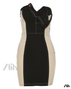 Zlily - Fashionable Color Block Sexy Strapless Pencil Dress Chic Bandage Bodycon Dress, Chic Strapless Bandage Bodycon Dress, Chic Bandage Bodycon Dress For Date Night, Chic Spring Bandage Bodycon Dress, Chic Spring Bodycon Dress With Bandage Detail, Skirt Skirt, Short Skirt, Pencil Dress, Types Of Skirts