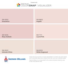 the color scheme for colorsnap visualizer, which is available in both pink and red