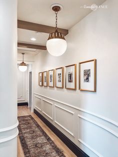 the hallway is clean and ready for guests to use