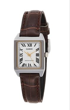 Casio Cartier Tank, Cartier Leather Watch, Cartier Brown Watch, Luxury Vintage Brown Watch Accessories, Cartier Tank Watch Woman Brown, Tank Watch Cartier, Cartier Watch Leather Strap, Swarovski Watches, Tank Watch