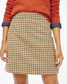 Plaid Mini Skirt Outfit, Skirts Plaid, Skirts Winter, Miniskirt Outfits, Skirt For Women, A Line Mini Skirt, Corduroy Skirt, Plaid Mini Skirt, Fall Skirts