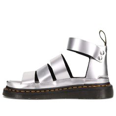 Dr.Martens Clarissa Ⅱ 26687972 Dr Martens Clarissa Ii, Dr Martens Clarissa, Thick Sole Sandals, Stylish Sneakers, Dr. Martens, Perfect Pair, Sandals, Sneakers, Silver