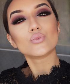 Pinterest:@K A D I D I A Machiaj Smokey Eyes, Smink Inspiration, Makijaż Smokey Eye, Pink Eyeshadow, Make Up Looks, Cc Cream, Smokey Eye Makeup