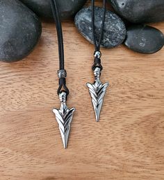 THANK YOU 🦋 for visiting my small shop. I am very grateful for your support. The pendant in the photo is the one that you will receive. These are Gunmetal Arrowheads. Select either the Hematite accent bead, or the Stainless Steel Bead or No Accent Bead.   I try my best to take photos that best depict the item as it appears in person.  🦋 It is very important to me that you have an excellent experience with my shop. If you have any concerns, please don't hesitate to get in touch with me. The rev Nickel-free Arrowhead Necklace Gift, Nickel-free Arrowhead Necklace For Gift, Nickel Free Arrowhead Necklace For Gift, Adjustable Silver Arrowhead Necklace, Silver Adjustable Arrowhead Necklace, Spiritual Arrowhead Necklace Gift, Adjustable Arrowhead Necklace Gift, The Rev, Very Grateful