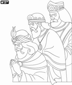 the three wise men coloring page