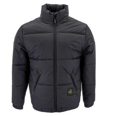 The EnduraQuilt insulated work jacket is the perfect outerwear to wear in cold weather. This men’s heavy winter coat will keep you comfortable in temperatures down to -30°F (-34°C) and has 300 g of AirBlaze polyester insulation for maximum heat-trapping capabilities. With a polyester pongee lining and a water-resistant and wind-tight 40-denier nylon outer shell, it will protect you from rain, snow, and ice and help you stay warm and comfortable on the job. Wear this weatherproof outdoor coat zip Insulated Long Sleeve Puffer Jacket For Winter Sports, Insulated Long Sleeve Puffer Jacket For Streetwear, Insulated Down Outerwear For Streetwear, Heavyweight Winter Outerwear For Streetwear, Durable Utility Outerwear For Winter, Urban Insulated Outerwear For Streetwear, Insulated Winter Outerwear For Streetwear, Insulated Long Sleeve Windbreaker For Cold Weather, Insulated Outerwear For Winter Streetwear