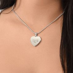 Surprise your loved one by giving them this sweet Engraved Heart Necklace! It's a classic and heartfelt jewelry piece that is sure be treasured. If the custom engraving option is available, you can choose to personalize onto the back of the pendant your loved one's name, a special date, or anything else you want to remember and keep you close to their heart. Each personalized piece offers exceptional craftsmanship that is fit to be an instant classic in your family.The Engraved Heart Necklace is Heart-shaped Engraved Jewelry For Personalized Gift, Personalized Heart-shaped Engraved Jewelry, Personalized Stainless Steel Heart Pendant Jewelry, Personalized Engraved Heart Jewelry, Personalized Stainless Steel Heart Pendant, Customizable Heart Pendant Jewelry For Keepsake, Engraved Double Heart Necklace For Memorial, Engraved Heart Pendant Jewelry For Personalized Gift, Memorial Double Heart Engraved Necklace