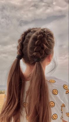 Beauty and Makeup: #beauty, #makeup, #skincare, #haircare Updos For Kids, Cute Updos, Tail Hairstyle, Hairstyle Idea, Effortless Hairstyles, Teen Hairstyles