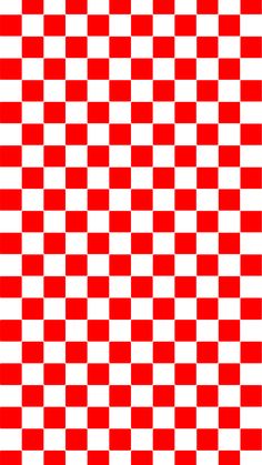 a red and white checkered pattern is shown in the form of an abstract grid