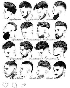 Beards For Men, Granny Hair, Mens Hairstyles Thick Hair, Types Of Hair, Men Haircut Styles, Ombre Hair Color, Fade Haircut