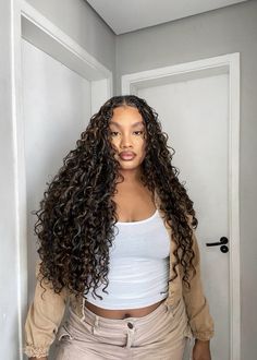 Pic And Drop Braids Curly, Hairstyles To Hide Extensions, Black Curly Braids, Braided Cornrow Hairstyles, Cute Box Braids Hairstyles