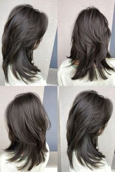 Pretty Hair Cuts, Long Wolfcut Haircut With Bangs, Wolf Haircut, Haircut Wavy, Haircuts For Medium Length Hair, Haircut Tutorial, Haircut Straight