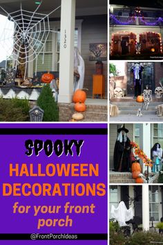 spooky halloween decorations for your front porch