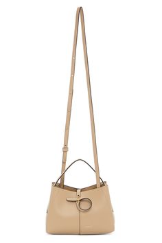 Wandler: Tan Micro Ava Bag | SSENSE Designer Everyday Bag With Detachable Handle, Designer Bags With Detachable Handle For Everyday, Designer Tan Bag With Handle Drop, Designer Tan Bag, Tan Bucket Shoulder Bag With Dust Bag, Designer Shoulder Bucket Bag For Errands, Designer Shoulder Bucket Bag With Handle Drop, Designer Bucket Bag With Detachable Strap For Everyday Use, Designer Bucket Hobo Bag With Detachable Handle