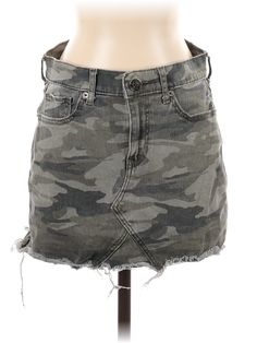 Express Denim Skirt Size: 2 Bottoms - used. 78% COTTON, 20% RAYON, 2% SPANDEX, Camo | Express Denim Skirt: Green Camo Bottoms - Size 2 Green Denim Skirt, Camo Skirt, Green Camo, Gray Green, Denim Skirt, Green And Grey, Womens Bottoms, Camo, Women Handbags