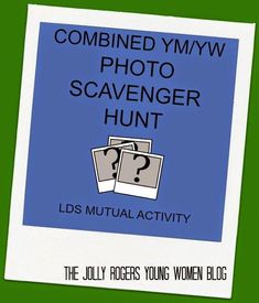 an advertisement for a women's photo scavenger hunt