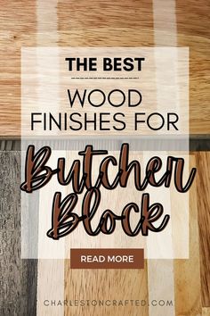 the best wood finishes for butcher block