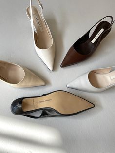 Editor's NotesSUMMER SEOUL’ shoes collection is unique and feminine. They are easy and chic to wear at any occasion.- Slingback strap heel- Soft and subtle leather texture- modern Pointed toe- Simple and elegant- Adjustable strap - Handmade- True fit sizeMeasurements(in.)- Size: KR 230MM (US 6) ~ KR 250MM (US 8)- Heel Height: 2 in.Composition & Care- Kip skin Leather- Avoid direct heat and moisture- Professional cleaning is recommendedDesigner- by SUMMER SEOUL Sleek Summer Office Slingback Pumps, Chic Summer Slingback Pumps For Office, Summer Office Slingback Sandals With Sculpted Heel, Modern Slingback Sandals With Branded Heel Counter, Sleek Summer Slingback Pumps, Sleek Low Heel Slingback Pumps For Summer, Sleek Slingback Pumps For Summer, Modern Slingback Sandals With 4-inch Heel, Chic High Heel Slingback Sandals For Office