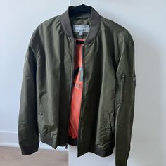 Color - Olive Size - Medium Men’s Brand New Never Worn Casual Michael Kors Outerwear With Pockets, Casual Outerwear For Urban Adventures, Casual Michael Kors Outerwear, Michael Kors Casual Spring Outerwear, Casual Michael Kors Outerwear For Fall, Casual Michael Kors Outerwear For Work, Michael Kors Mens, Jacket Brands, New Media