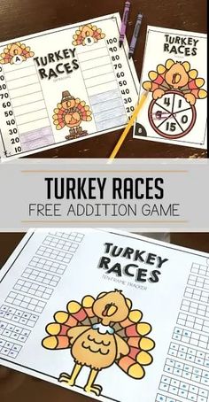 turkey races game with free addition games