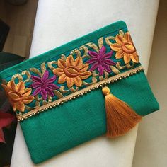 Floral Clutch Embroidered handbag Mothersday gift burlap | Etsy Festive Handheld Handmade Clutch, Bohemian Rectangular Festive Pouch, Green Embroidered Evening Bag, Elegant Embroidered Green Bags, Elegant Green Embroidered Bag, Chic Green Rectangular Pouch, Elegant Green Embroidered Bags, Handmade Green Bag For Gift, Elegant Embroidered Green Evening Bag