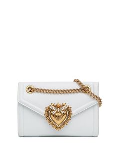 White Crossbody Shoulder Bag With Gold-tone Logo, White Crossbody Bag With Gold-tone Logo Plaque, White Crossbody Shoulder Bag With Metal Logo, Luxury White Flap Bag With Chain Strap, Luxury White Bags With Metal Logo, Leather Clutch Bag With Gold-tone Logo Plaque, Gold Crossbody Flap Bag With Gold-tone Logo Plaque, Designer Flap Bag With Gold-tone Logo Plaque, Chic Wallet On Chain With Gold-tone Logo For Everyday