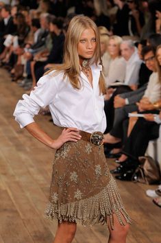 Traje Cowgirl, Anna Selezneva, Ralph Lauren Womens Clothing, 2011 Fashion, Looks Country, Estilo Country, Mode Boho