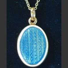 Carter & Gough Antique 14k Gold Blue Enamel Locket Pendant Necklace The Necklace Measures Approx 161/2 Inches Long. The Locket Measures Approx 16mm By 12mm Not Including The Bale Weight Approx 4.1gm Marked 14k With Maker's Mark. Panels Present Inside Locket Open And Closes Perfectly. Please Look At All 12 Pics A S They Are Part Of The Description. All Pics Enlarged To Show Details. Enamel Locket, Locket Pendant Necklace, Maker's Mark, Gold Enamel, Antique Art, Makers Mark, Locket, Antique Jewelry, Womens Jewelry Necklace